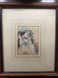 Attributed to Sir William Charles Ross (1794–1860) – Victorian Watercolor & Ink Figure Study